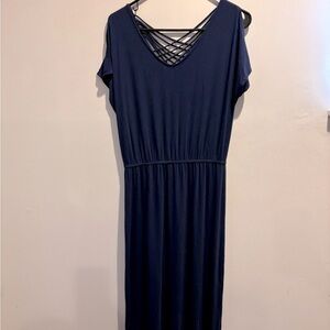 Chicos gently used maxi dress size 0( 4-6).